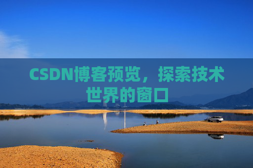 CSDN博客预览，探索技术世界的窗口